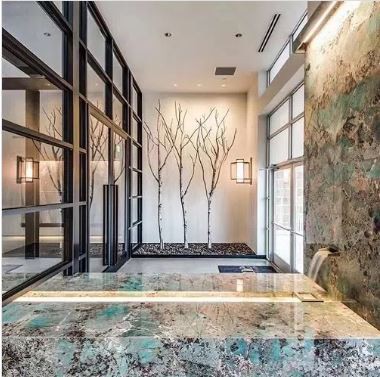 Green Marble Interior