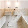 terrazzo tile shower floor